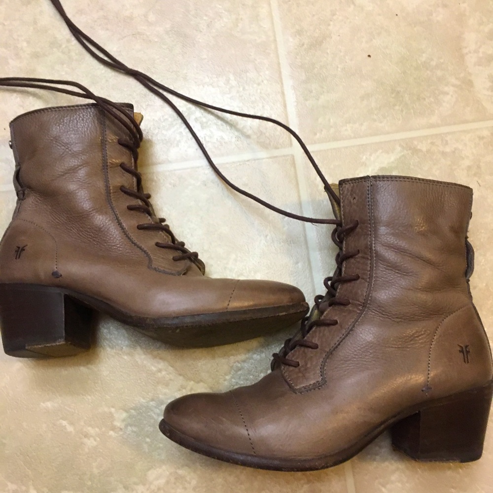FRYE lace-up boots